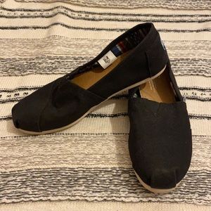 Women’s TOMS Alpargata Slip on Shoes Size 7.5 Black